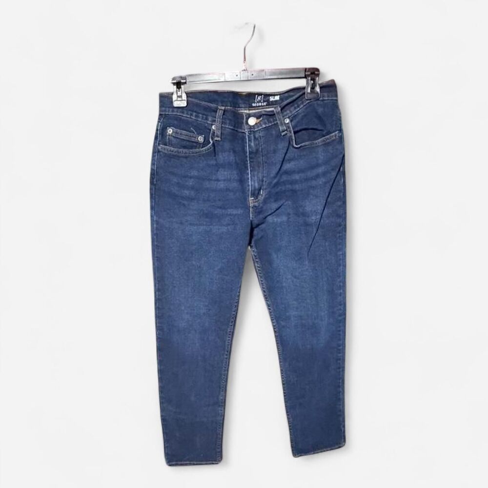 Unbranded Men's Navy and Blue Jeans